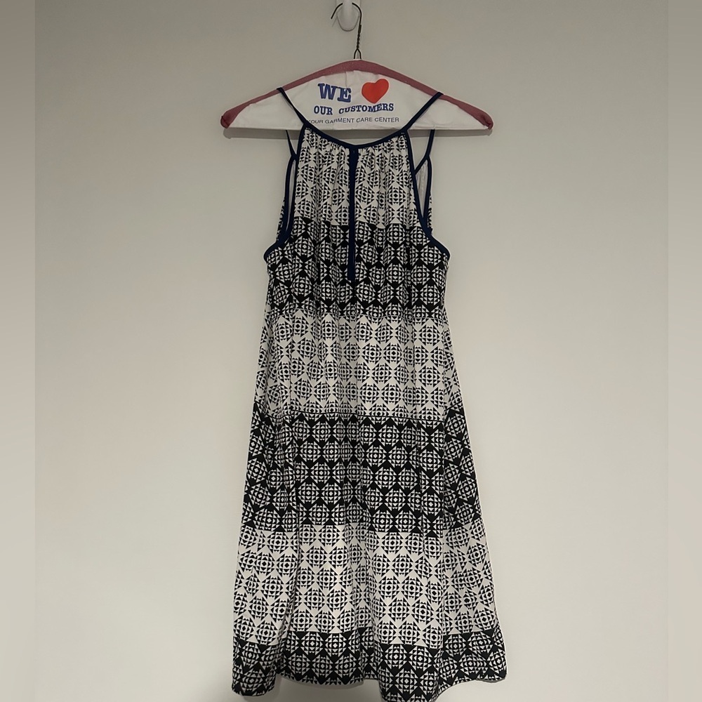 collective concepts spagetti straps geometric mini dress size Xs - Picture 2 of 6